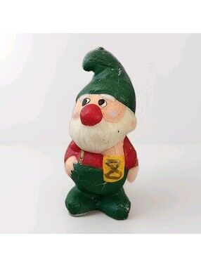 Vintage Interpur Christmas Candles Set Of 5 Carolers, Santa, Elf, Drummer Boy